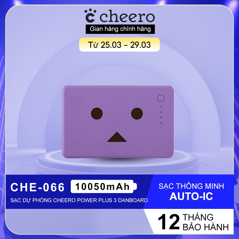 Pin Sạc Dự Phòng CHEERO Power Plus Danboard CHE-066 10050mAh - Hàng Chính Hãng