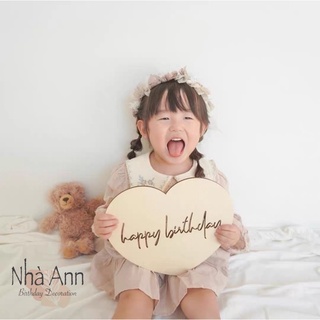 BẢNG GỖ HAPPY BIRTHDAY HÀN QUỐC