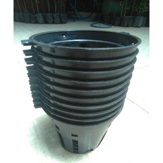 Bộ 10 chậu nhựa trồng lan đk 14cm