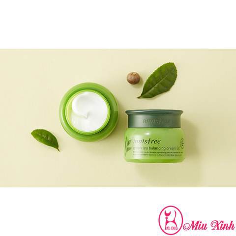 KEM DƯỠNG DA [INNISFREE] Green Tea Balancing Cream EX