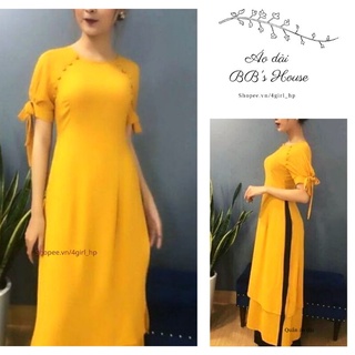 Áo dài 4 tà nơ tay dáng mới HÀNG MỚI VỀ