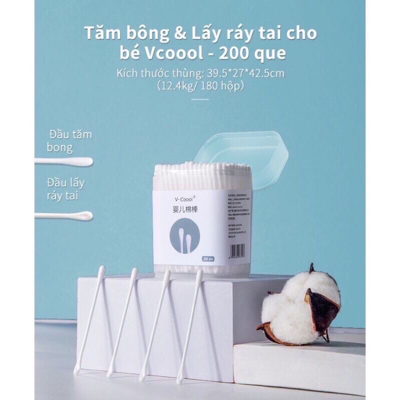 Tăm bông trẻ em V cool