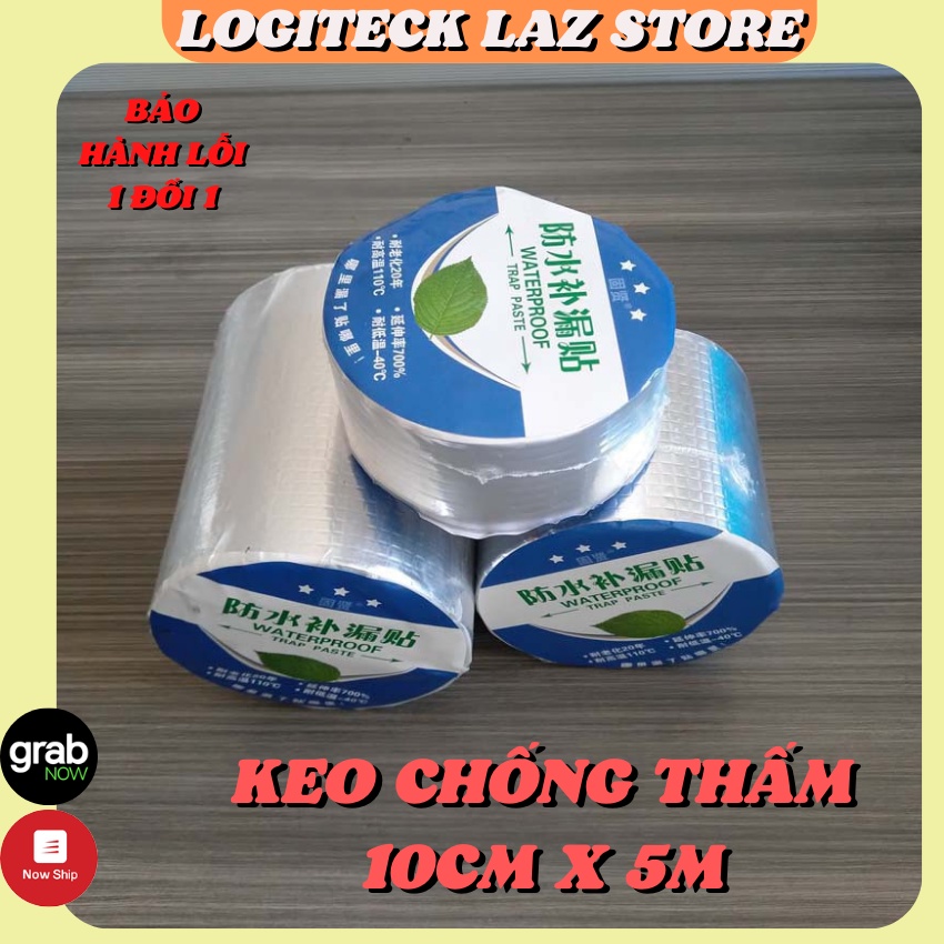 Băng Keo Siêu Dính Đa Năng, Keo dán chống thấm đa năng cho tường, trần nhà, mái tôn, ống nước, bể nước