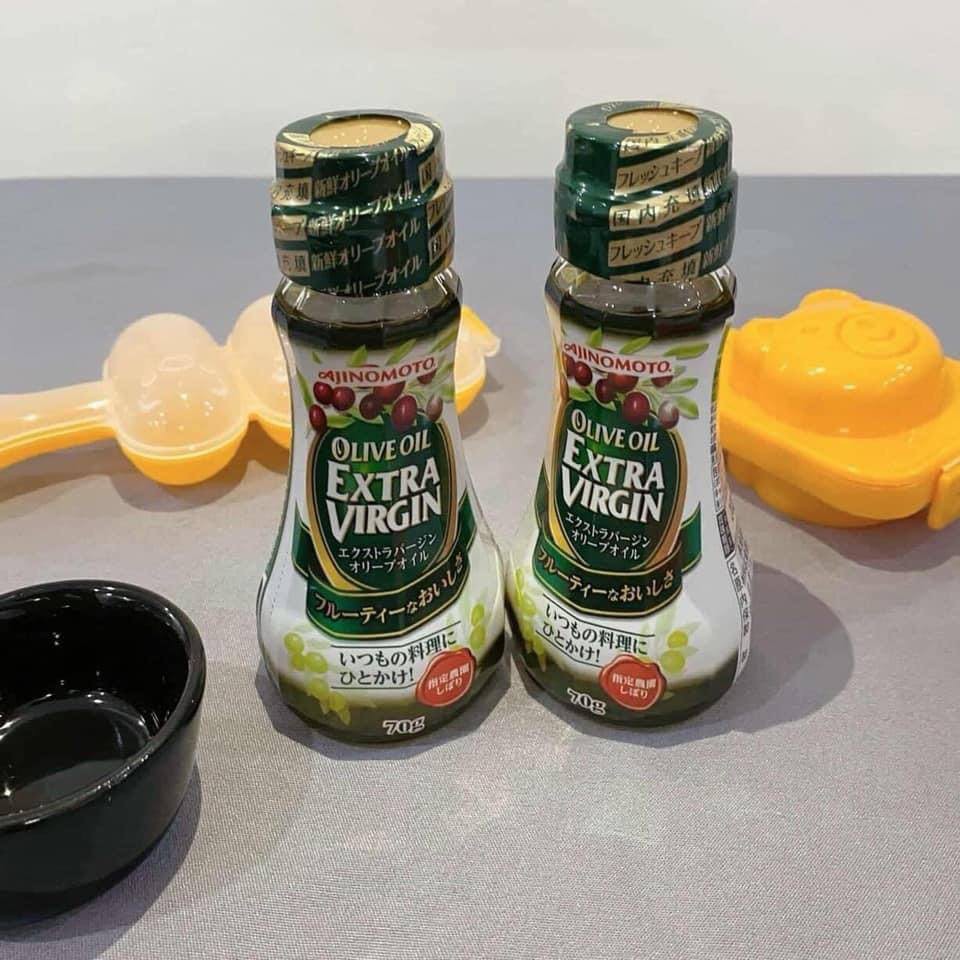 (date T6.2022) DẦU OLIVE EXTRA VIRGIN NHẬT BẢN 70G