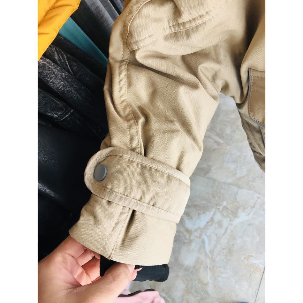 Áo khoác phao parka lót lông dày dặn có viền phát quang cực chất dành cho bé