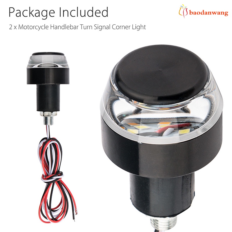Đèn LED tín hiệu gắn tay lái xe máy 12V