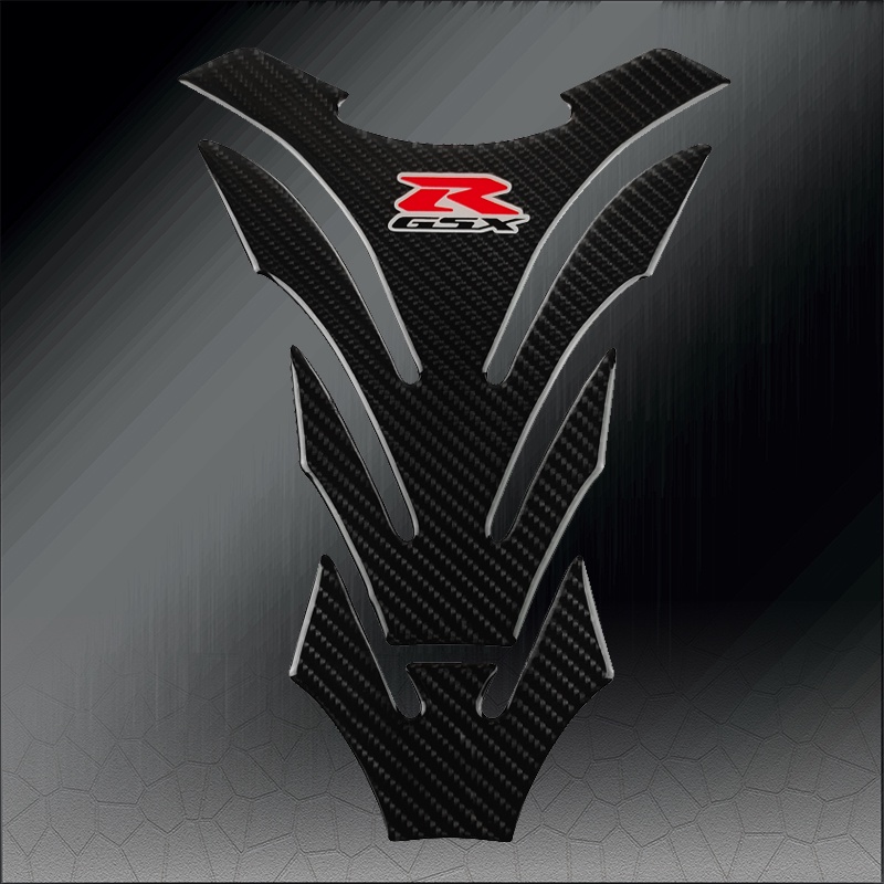 Miếng Dán Trang Trí Nắp Bình Xăng Xe suzuki gsxr gsx-r 750 600 1000 Bằng Chất Liệu Sợi Các Bon