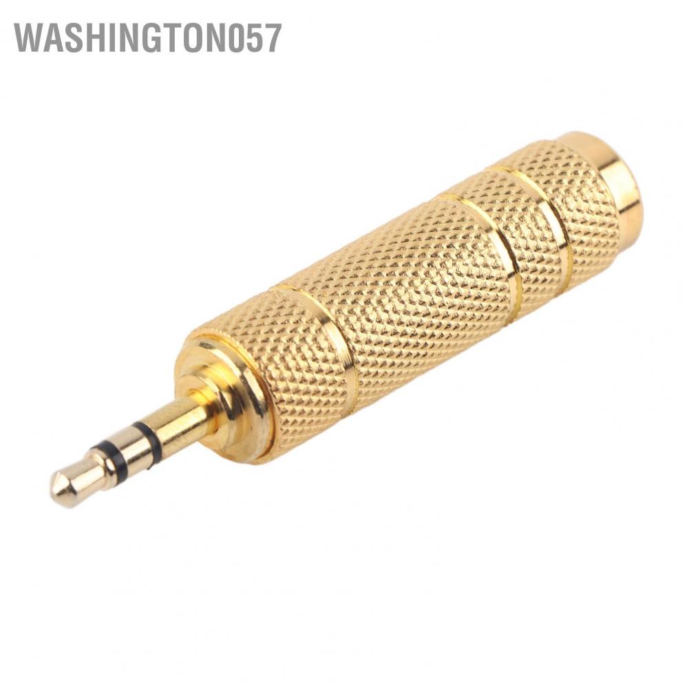 Hàng Hot Bộ chuyển đổi bộ chuyển đổi âm thanh stereo 3.5mm nam sang 6.5mm nữ cho tai nghe Hàng giao ngayWashington057