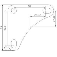 [Bát kệ/ ke góc và ốc] Combo 25 con bass kệ và 75 Ốc lắp kệ sắt bắt V lỗ, Bulon đầu tròn cổ vuông