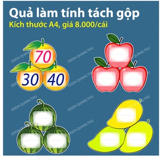 Qủa làm tính tách gộp