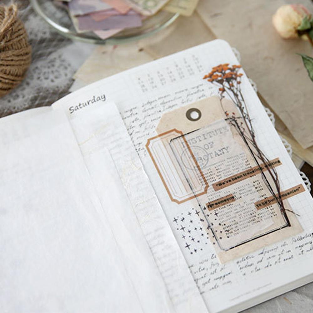 Set 30 Giấy Kraft Pha Trộn Mặt Sau Lưng