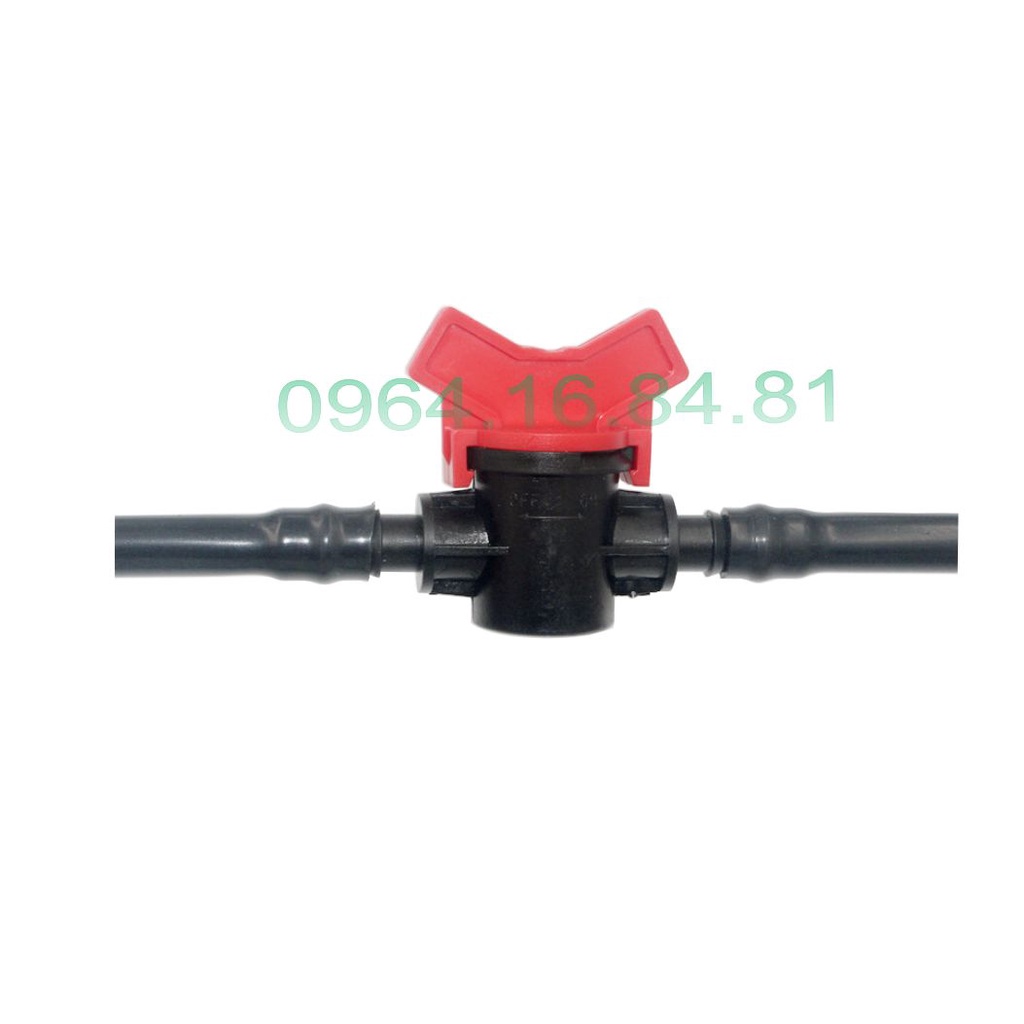 Van khoa - Van khóa nhỏ giọt 2 đầu ống 6mm