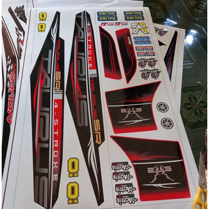 Tem rời taurus SR đỏ đen