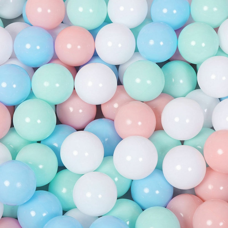 Set 100 / 200 Quả Bóng Nhựa Mềm Nhiều Màu Sắc Cho Bé