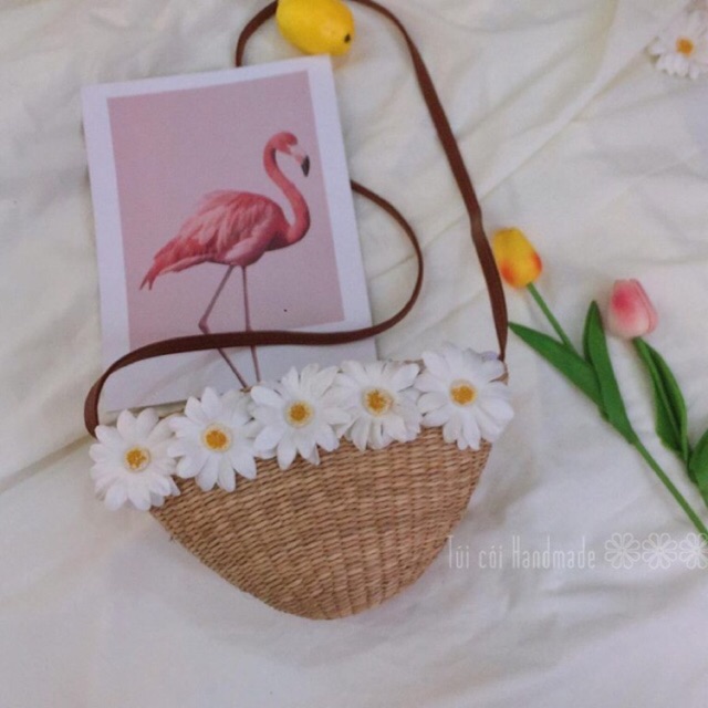 Túi Cói Lục Bình Hình Bánh Ú