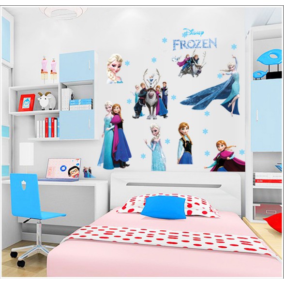 Decal trang trí Phim Hoạt Hình Nữ Thân Băng Gia