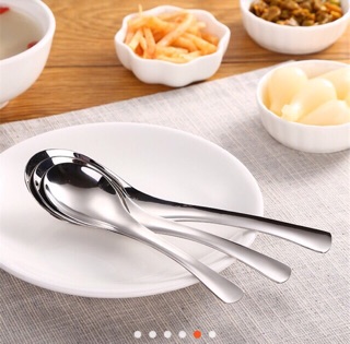 Thìa xúp i nốc 304 sáng bóng, siêu dầy
