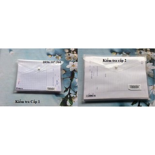 [ĐỔ SỈ 2.1k/Tập] Sỉ 5 Túi Giấy kiểm tra cấp 1,cấp 2 HH ( 5 Túi = 50 Tập ) [ĐỔ BUÔN]
