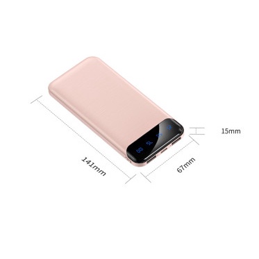 Sạc dự phòng Y08 10000mAh hỗ trợ sạc nhanh cho các dòng Iphone,Samsung,Xiaomi,Realmi,Vivo