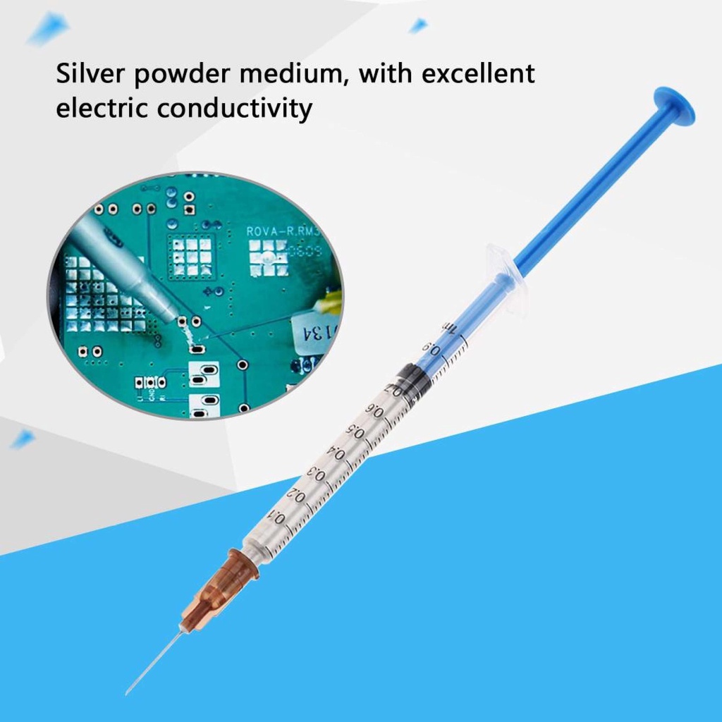 Bút Sơn Hanking Bạc Dán Keo Dẫn Điện Bút Sơn Bạc Sửa Chữa Bàn Phím PCB