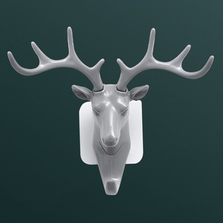Unique three-dimensional deer head wall hanger