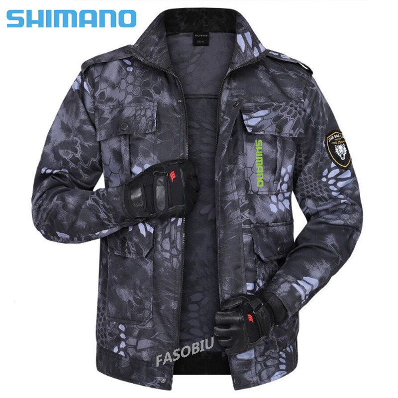 Mới Bộ Đồ Câu Cá Chống Gió Chống Thấm Nước Họa Tiết Rằn Ri Cá Tính Cho Nam 2022 Shimano