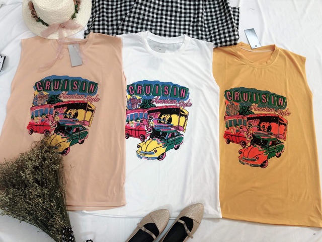 Áo tanktop ô tô CRUSIN