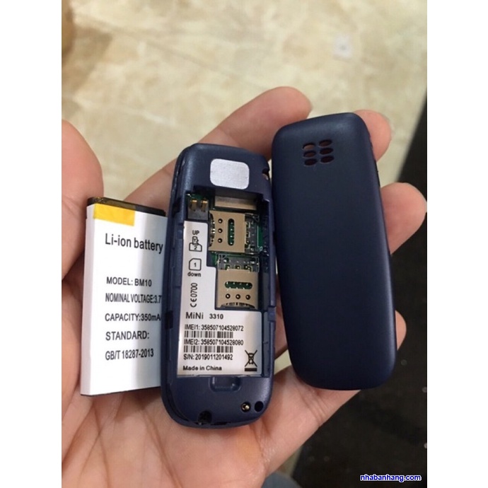 Pin điện thoại mini BM10, NOKIA 3310