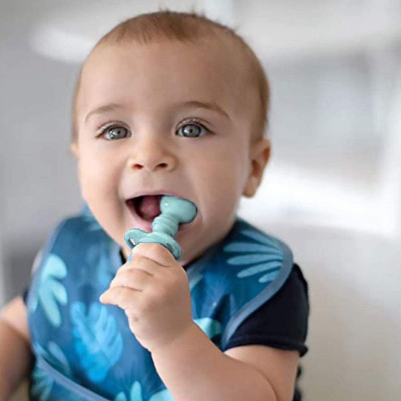 Bộ Muỗng Nĩa Silicone Tập Ăn Chống Sặc Cho Bé Sơ Sinh