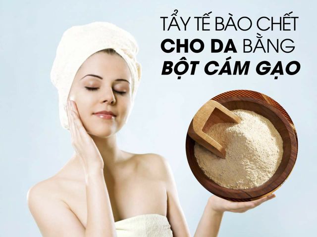 Bột cám gạo sữa nguyên chất hữu cơ 100Gr - Trắng da, dưỡng ẩm, mờ thâm sạm