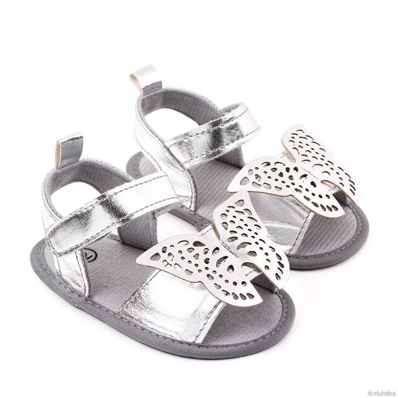 Giày sandal đế mềm chống trượt cho bé gái 0-12 tháng tuổi