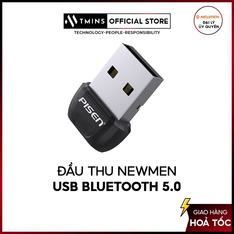 Đầu thu Newmen USB Bluetooth 5.0 - Hang chính hãng - Bảo hành 12 tháng