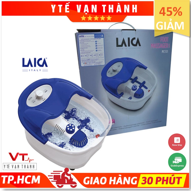 ✅ Bồn Massage Chân Hồng Ngoại: Laica PC1301 (3 Chế Độ) - VT0506
