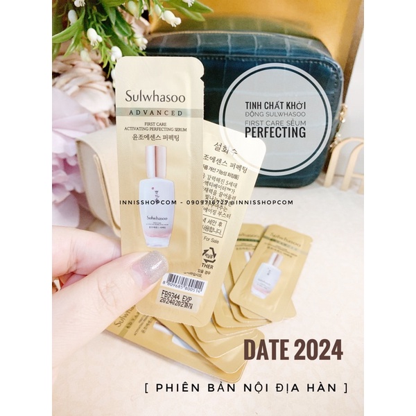 Sample Tinh Chất Sulwhasoo First Care Activating Serum 1ml [ BẢN CẢI TIẾN THẾ HỆ MỚI ]