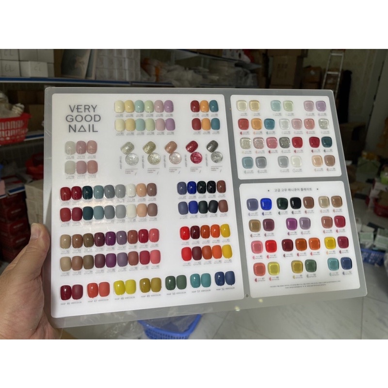 sét Sơn Very Good 52 màu,hàng chuẩn công ty loại 1. Tặng bảng màu, base,top