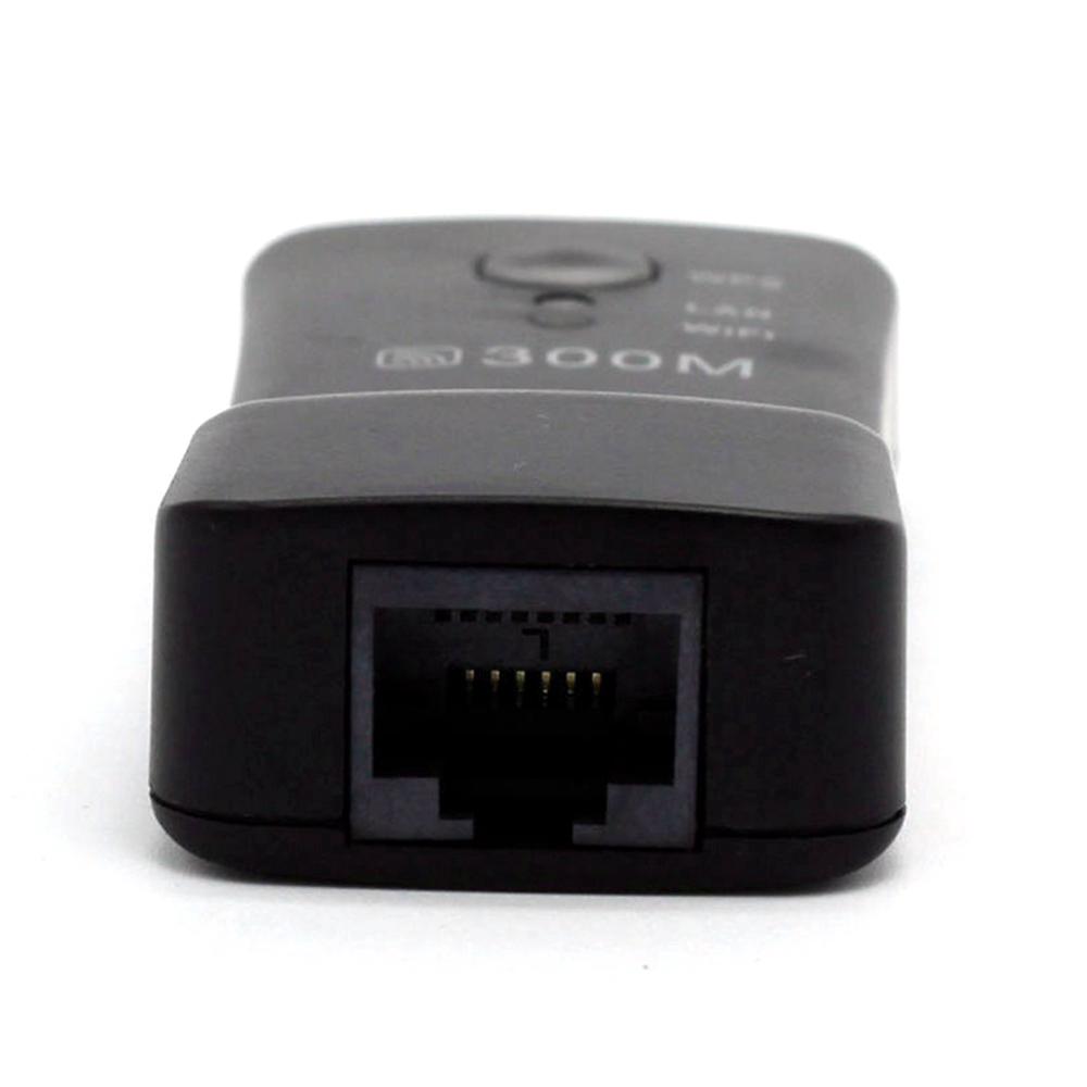 300Mbps Wireless Repeater USB WiFi Range Extender Smart TV Network Adapter vn
