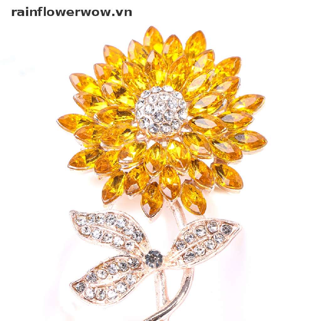 1 Ghim Cài Áo Hình Hoa Hướng Dương Thời Trang Dành Cho Nam Và Nữ