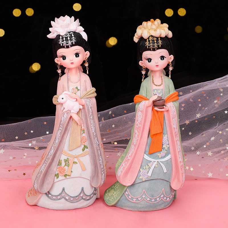 Tượng tiên nữ Hằng Nga size 22cm / 16.5cm