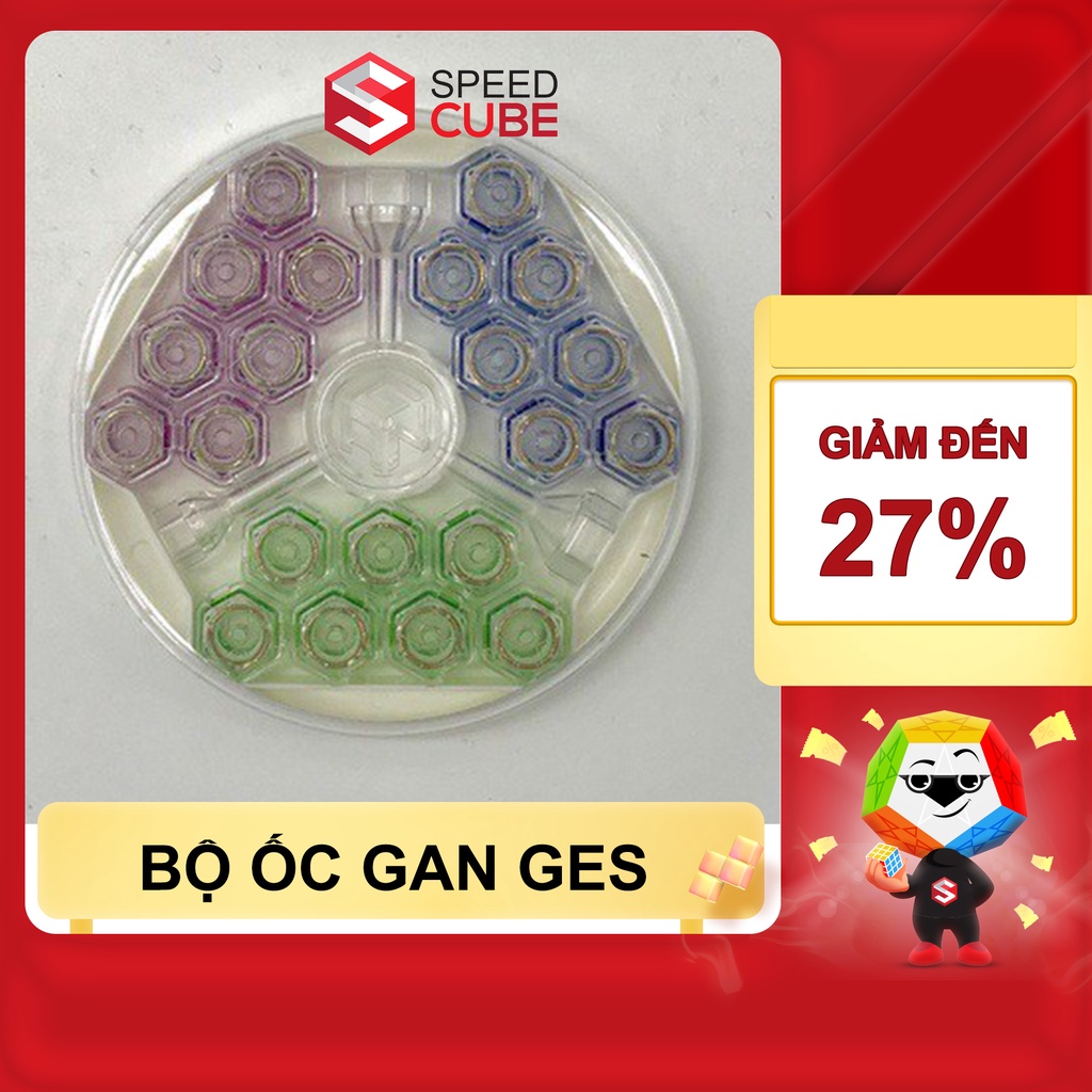 Bộ ốc Gan GES Numberical thay thế rubik gan 2021