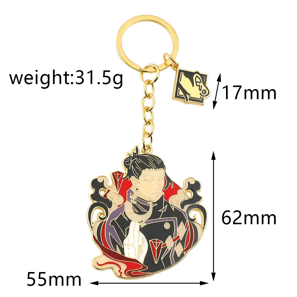 ✨Kho Sẵn Sàng✨Móc Khóa Kim Loại Có Thể Tùy Chỉnh Hình Anime Jujutsu Kaisen Yuji Itadori Gojo Satoru