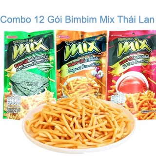 Combo 12 gói bim bim mix thái lan date 05/06/2022