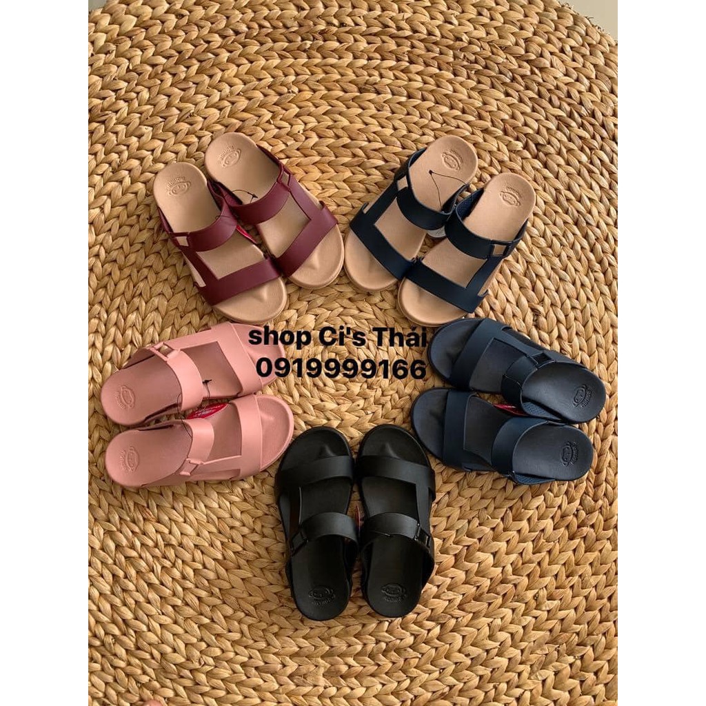 Dép quai ngang Thái - Moniga 7.6 - nhiều màu dành cho nữ, mang êm chân, nhẹ, mềm,...