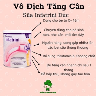 Sữa béo infatrini hộp 400g - nội địa đức