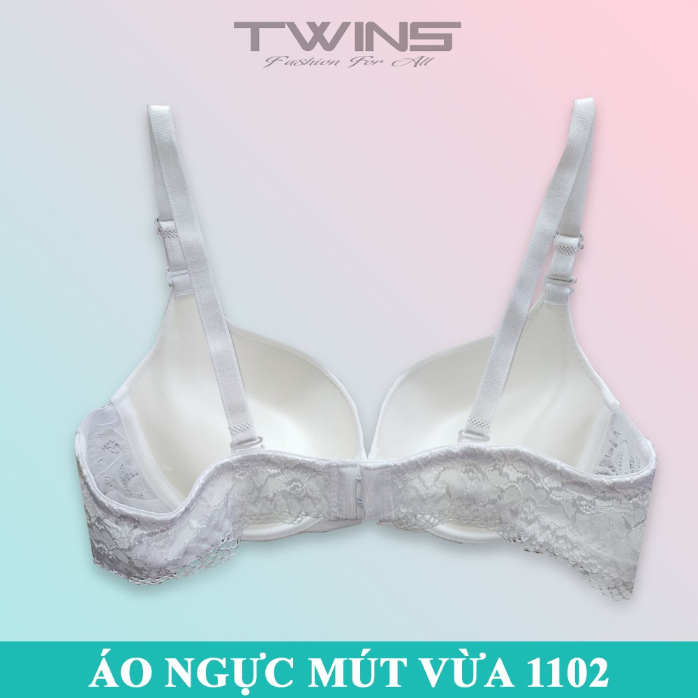 Áo ngực nữ có gọng nâng ngực tạo khe SD1102 trơn dây lưng ren cúp xéo mút vừa mềm mịn thoải mái size 34-36-38