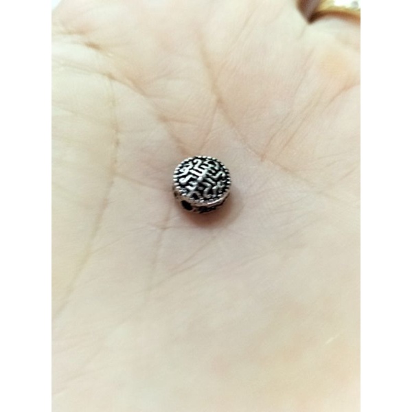 Charm bánh xe song hỉ cát tường bạc s925 vĩnh viễn bảo hành bạc Thuylamshop