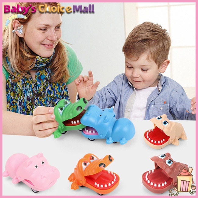 Đồ Chơi Hình Cá Sấu Hoạt Hình Mini Kéo Sau Xe Hơi