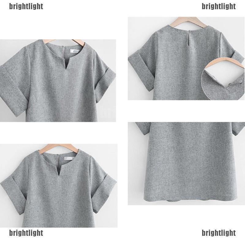 Set Áo Thun Tay Ngắn Màu Trơn + Quần short Thời Trang Hè Năng Động Cho Nữ