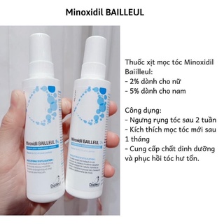 XỊT TÓC MINOXIDIL BAILLEUL 2%