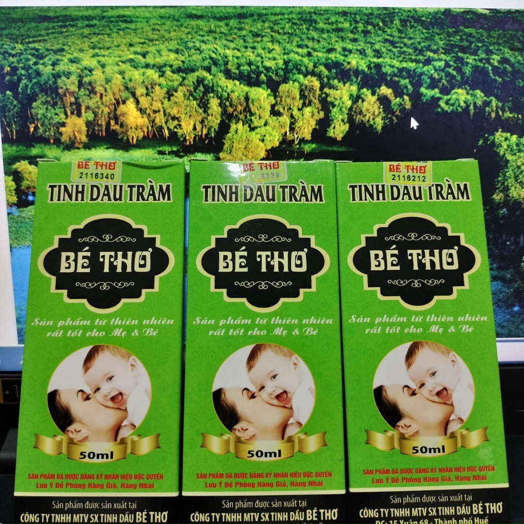 Tinh dầu tràm Bé Thơ 50ml- Tinh dầu khuynh diệp Bé Thơ 35ml