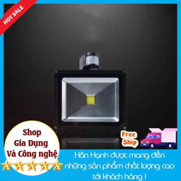 Đèn pha led cảm ứng chống trộm Led 10W Chống nước có điều chỉnh thời gian và sáng ngày đêm loại cao cấp